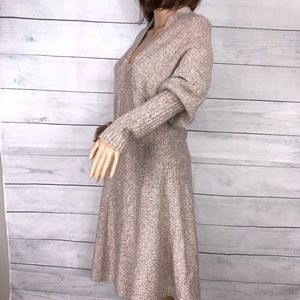 MODA International Tan Sweater Dress - L